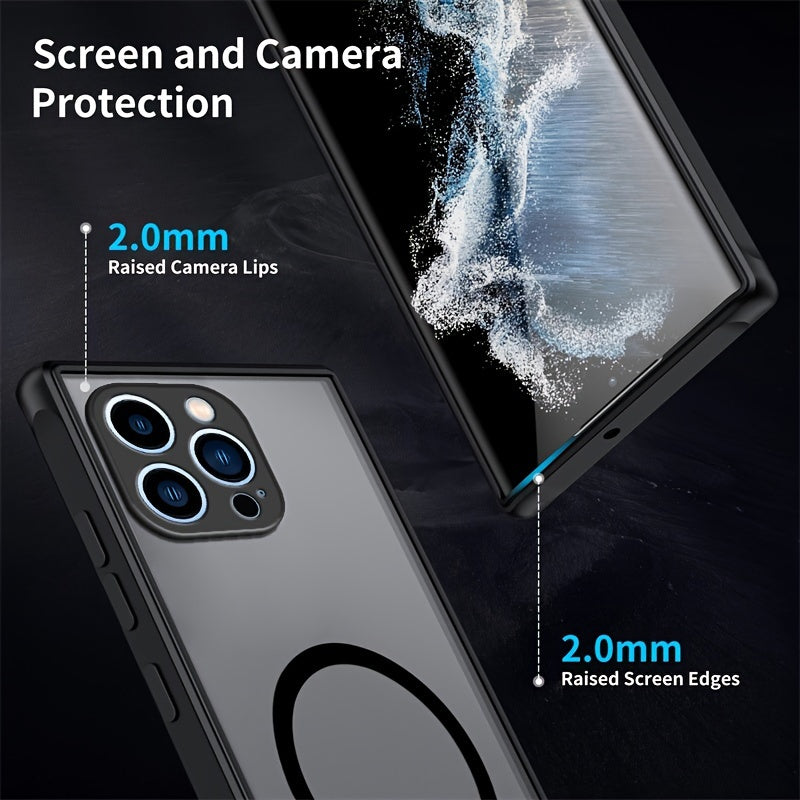 Magsafe Matte Case For iPhone 15 13 14 12 11 Pro Max XS XR X Case
