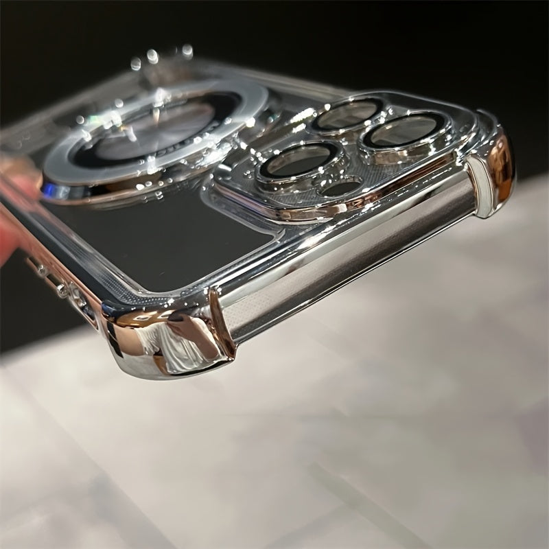 Luxury Wireless Charging Magnetic Ring Bracket Case
